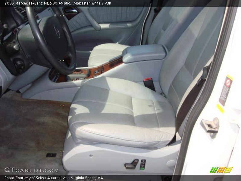 Alabaster White / Ash 2005 Mercedes-Benz ML 500 4Matic