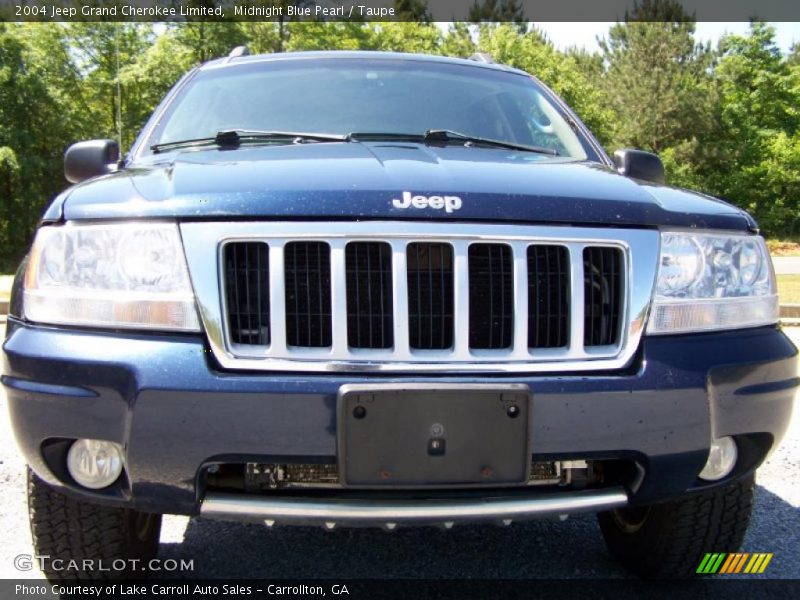 Midnight Blue Pearl / Taupe 2004 Jeep Grand Cherokee Limited