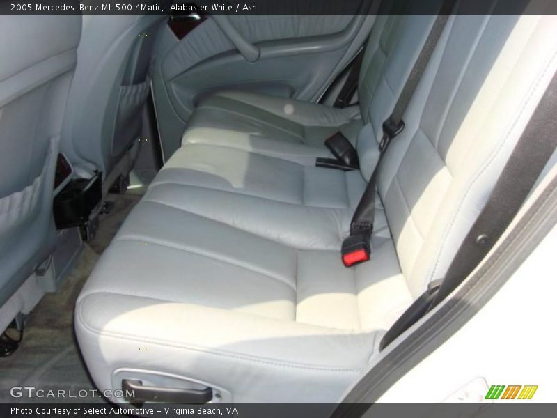 Alabaster White / Ash 2005 Mercedes-Benz ML 500 4Matic