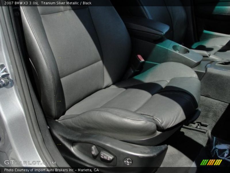  2007 X3 3.0si Black Interior