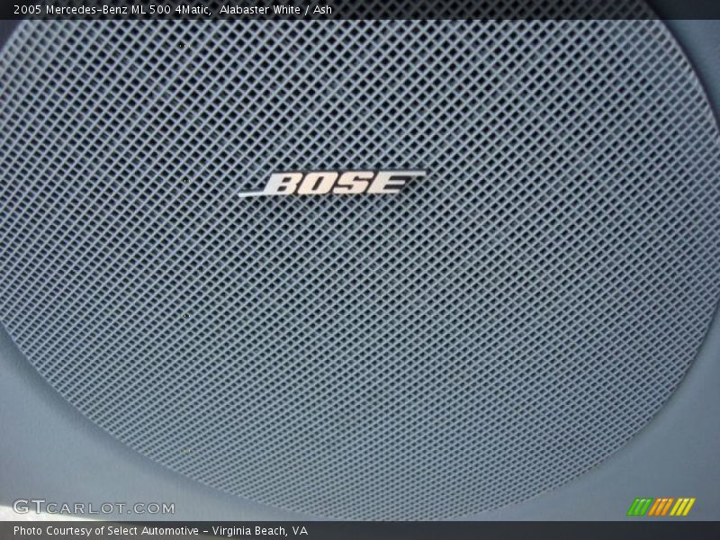 Alabaster White / Ash 2005 Mercedes-Benz ML 500 4Matic