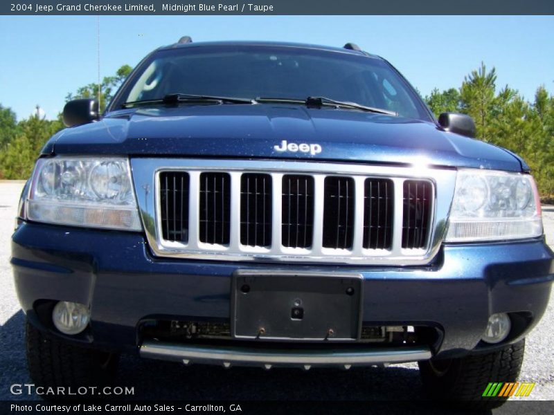 Midnight Blue Pearl / Taupe 2004 Jeep Grand Cherokee Limited