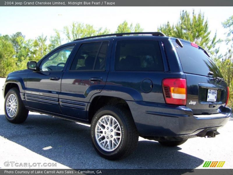 Midnight Blue Pearl / Taupe 2004 Jeep Grand Cherokee Limited