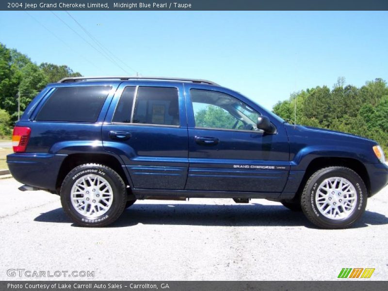 Midnight Blue Pearl / Taupe 2004 Jeep Grand Cherokee Limited