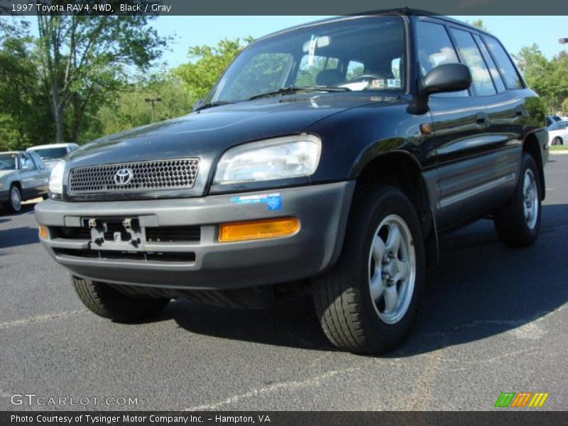 Black / Gray 1997 Toyota RAV4 4WD