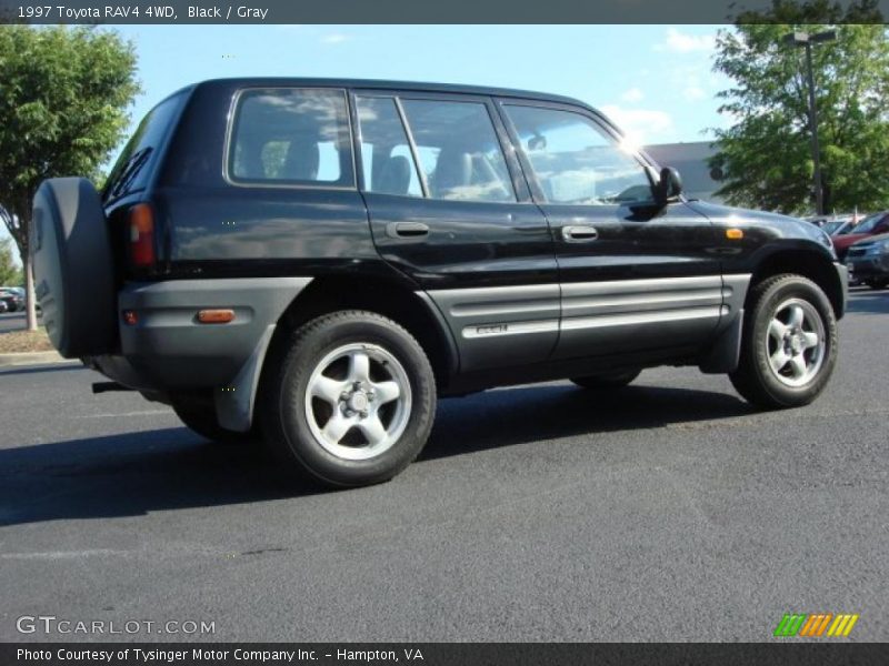 Black / Gray 1997 Toyota RAV4 4WD