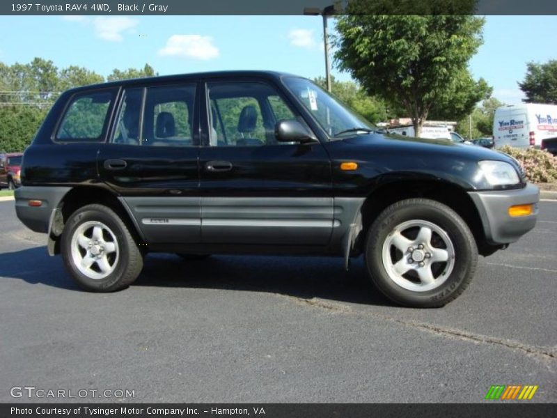Black / Gray 1997 Toyota RAV4 4WD