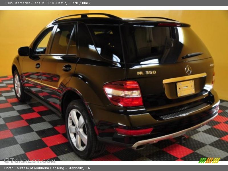 Black / Black 2009 Mercedes-Benz ML 350 4Matic