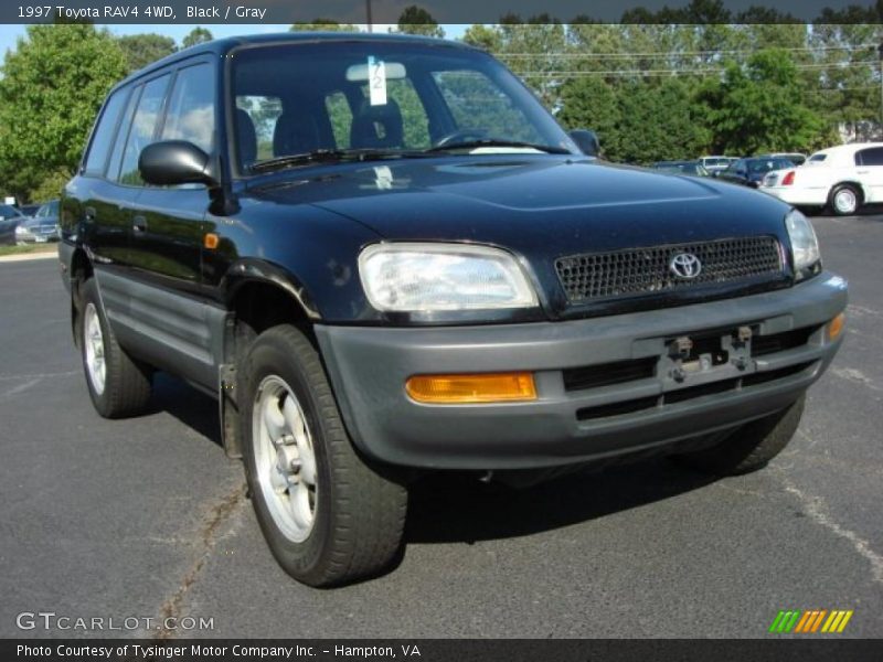 Black / Gray 1997 Toyota RAV4 4WD