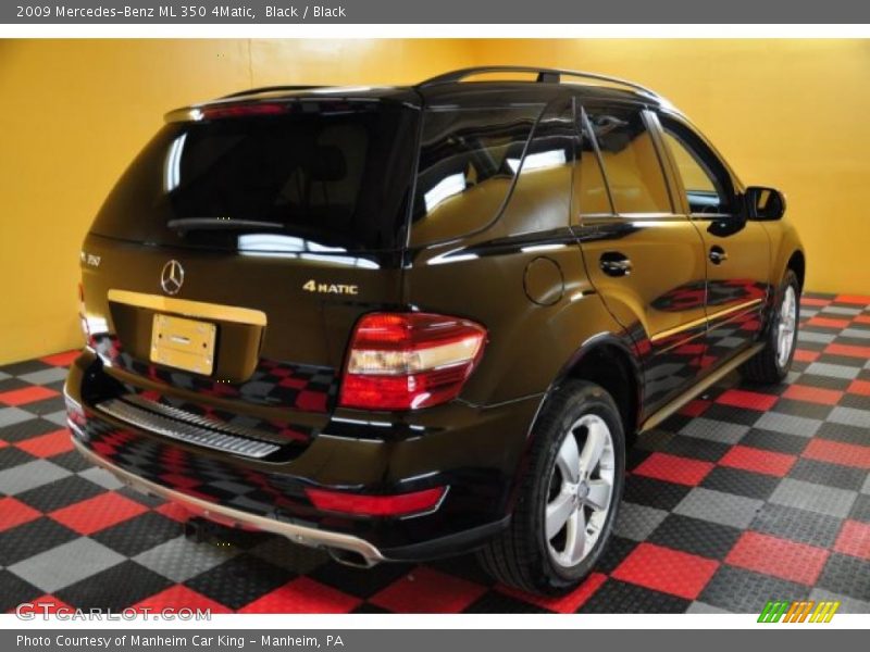Black / Black 2009 Mercedes-Benz ML 350 4Matic