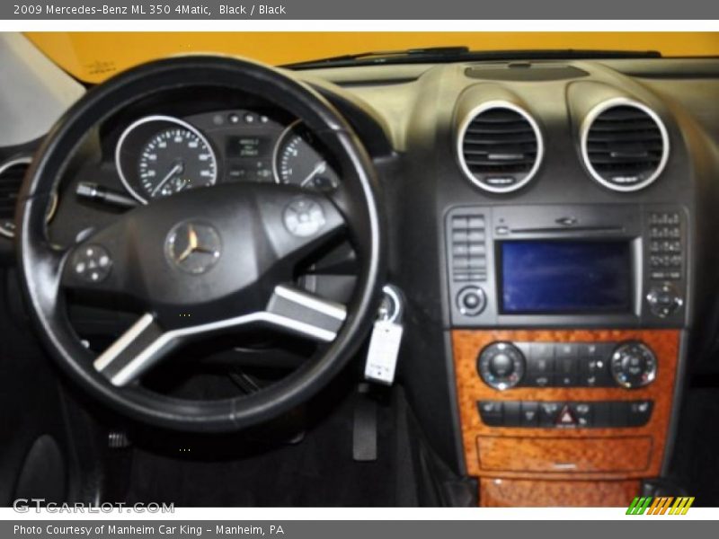 Black / Black 2009 Mercedes-Benz ML 350 4Matic