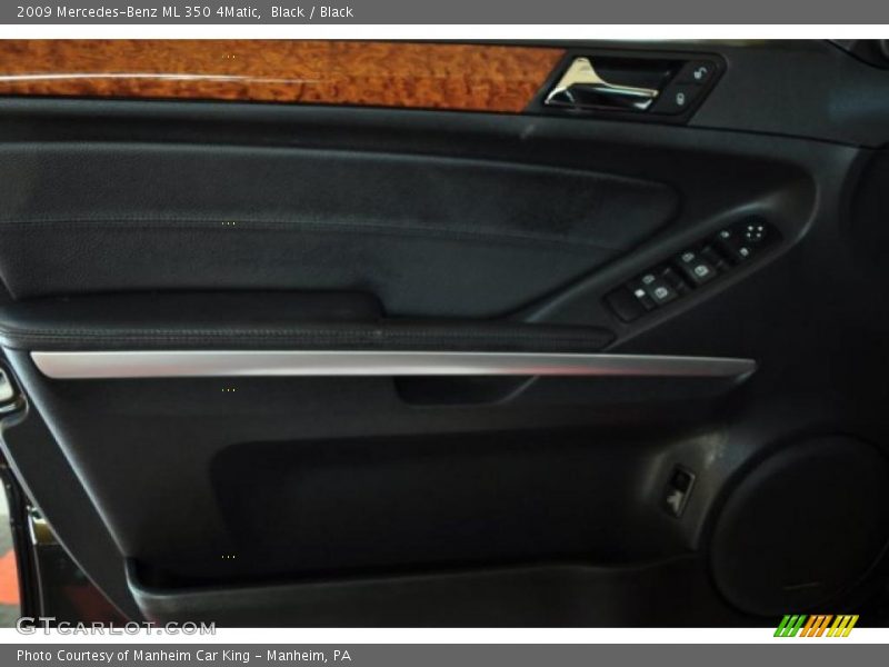 Black / Black 2009 Mercedes-Benz ML 350 4Matic