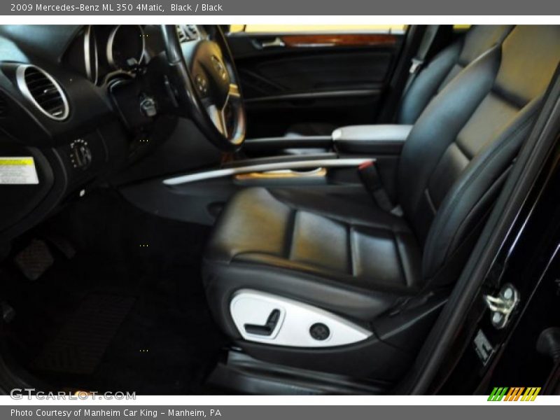 Black / Black 2009 Mercedes-Benz ML 350 4Matic