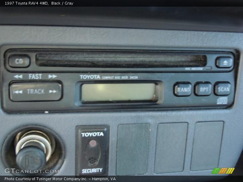 Black / Gray 1997 Toyota RAV4 4WD
