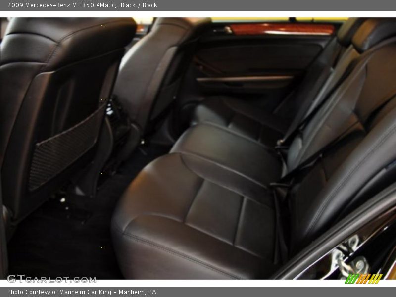 Black / Black 2009 Mercedes-Benz ML 350 4Matic