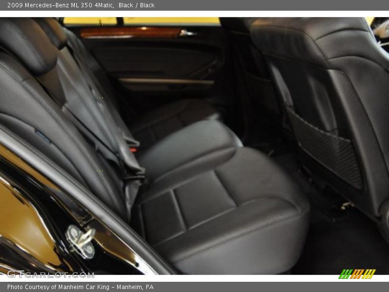 Black / Black 2009 Mercedes-Benz ML 350 4Matic