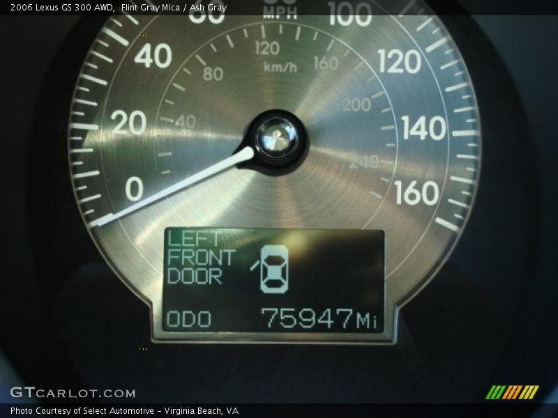 Flint Gray Mica / Ash Gray 2006 Lexus GS 300 AWD