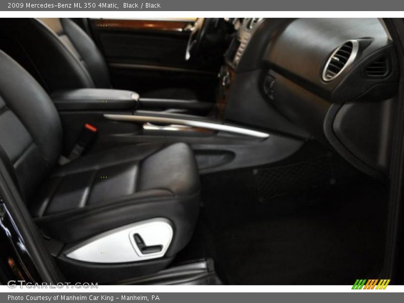 Black / Black 2009 Mercedes-Benz ML 350 4Matic