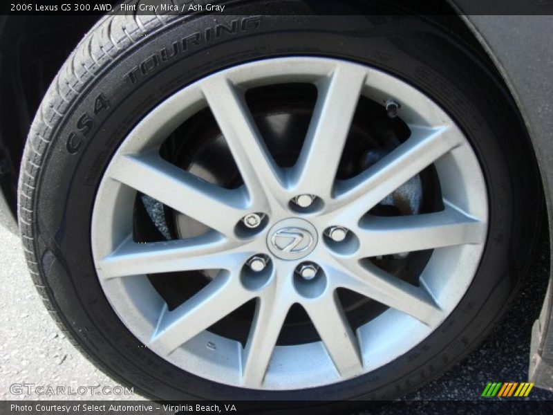 Flint Gray Mica / Ash Gray 2006 Lexus GS 300 AWD