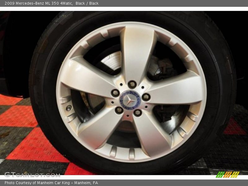 Black / Black 2009 Mercedes-Benz ML 350 4Matic