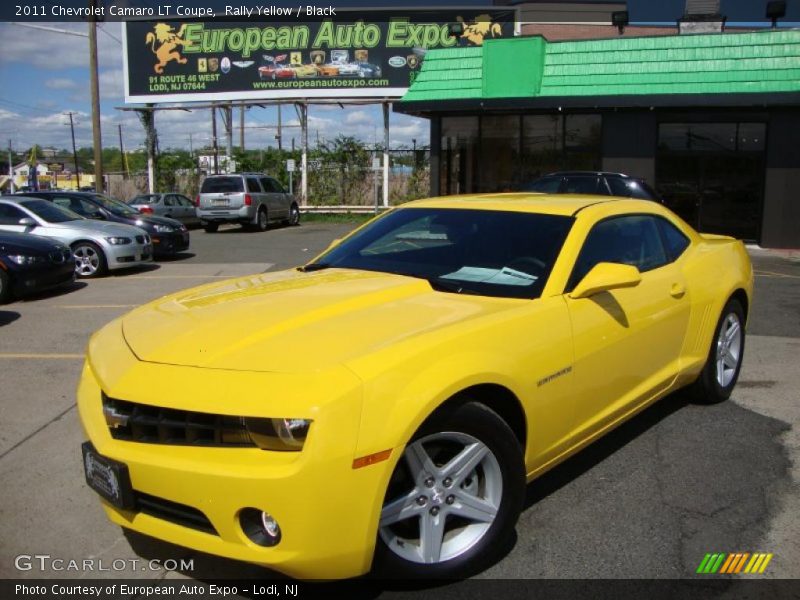 Rally Yellow / Black 2011 Chevrolet Camaro LT Coupe