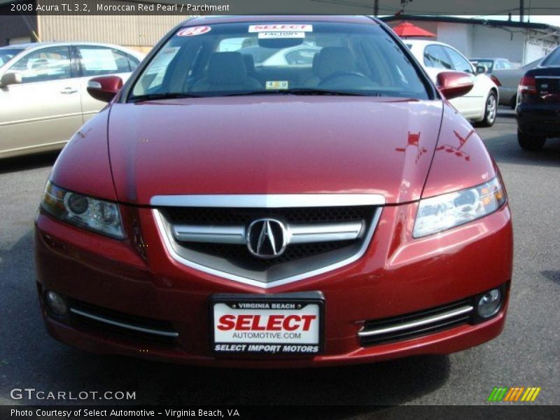 Moroccan Red Pearl / Parchment 2008 Acura TL 3.2