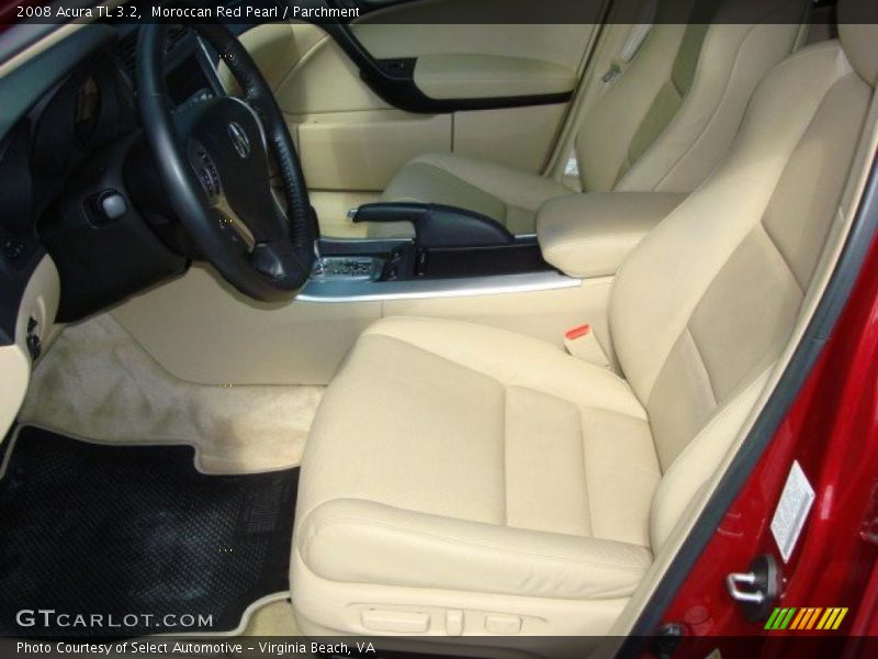 Moroccan Red Pearl / Parchment 2008 Acura TL 3.2