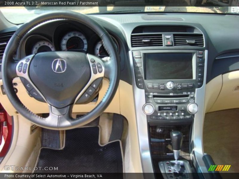Moroccan Red Pearl / Parchment 2008 Acura TL 3.2