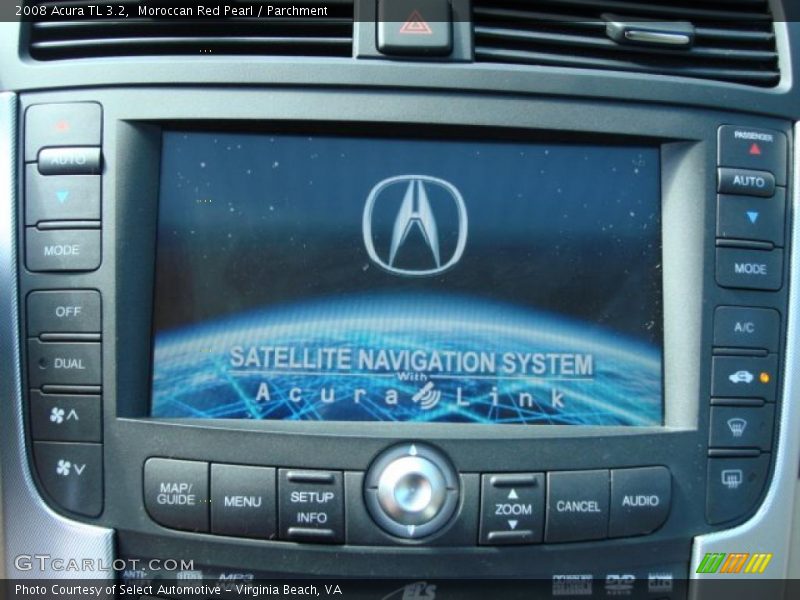 Moroccan Red Pearl / Parchment 2008 Acura TL 3.2