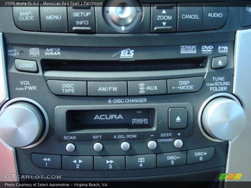 Moroccan Red Pearl / Parchment 2008 Acura TL 3.2