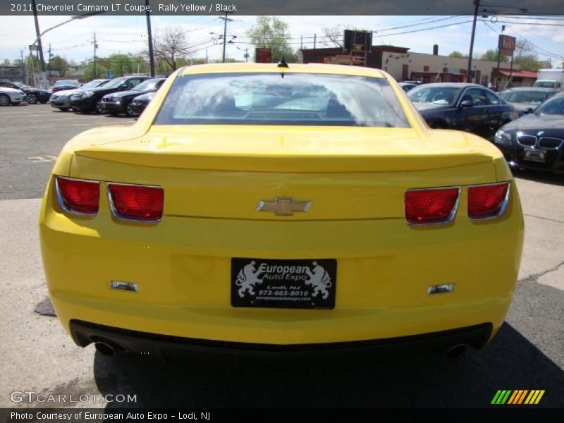 Rally Yellow / Black 2011 Chevrolet Camaro LT Coupe