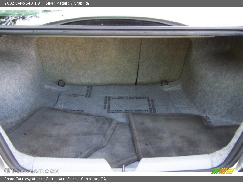 Silver Metallic / Graphite 2002 Volvo S40 1.9T