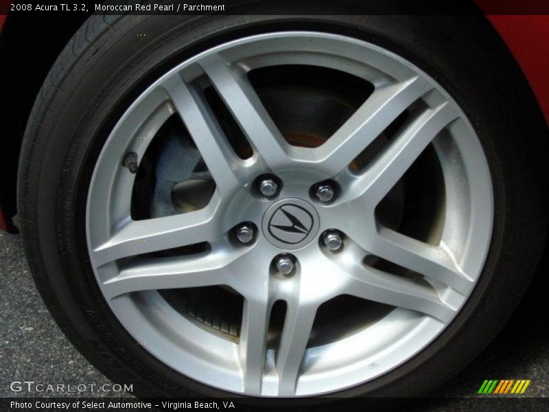 Moroccan Red Pearl / Parchment 2008 Acura TL 3.2