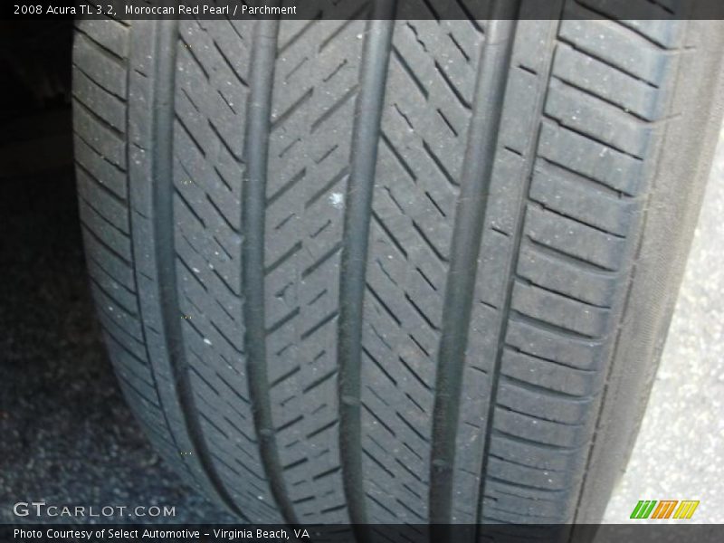 Moroccan Red Pearl / Parchment 2008 Acura TL 3.2