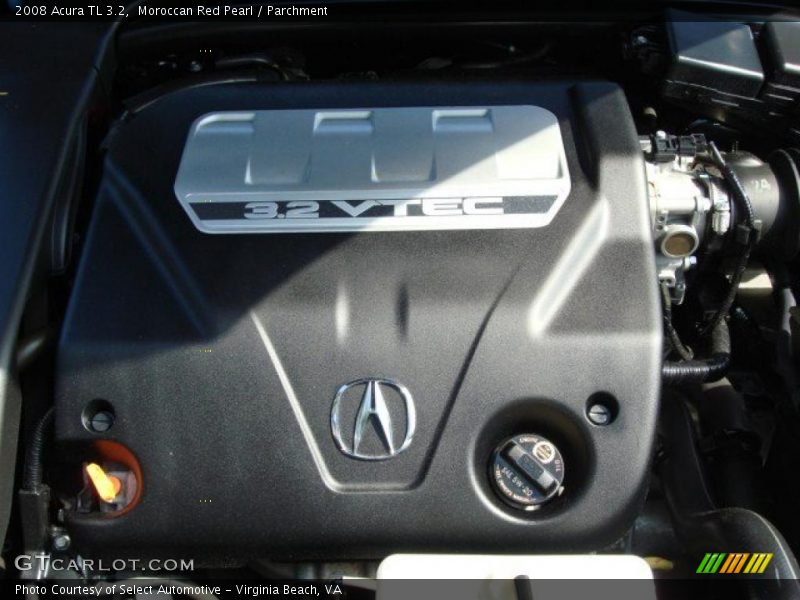 Moroccan Red Pearl / Parchment 2008 Acura TL 3.2