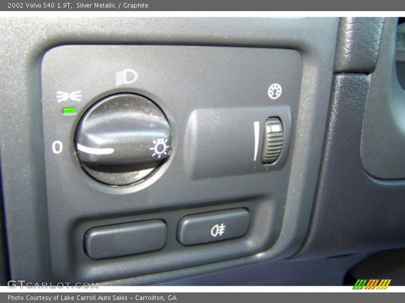 Silver Metallic / Graphite 2002 Volvo S40 1.9T