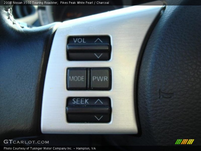 Pikes Peak White Pearl / Charcoal 2008 Nissan 350Z Touring Roadster