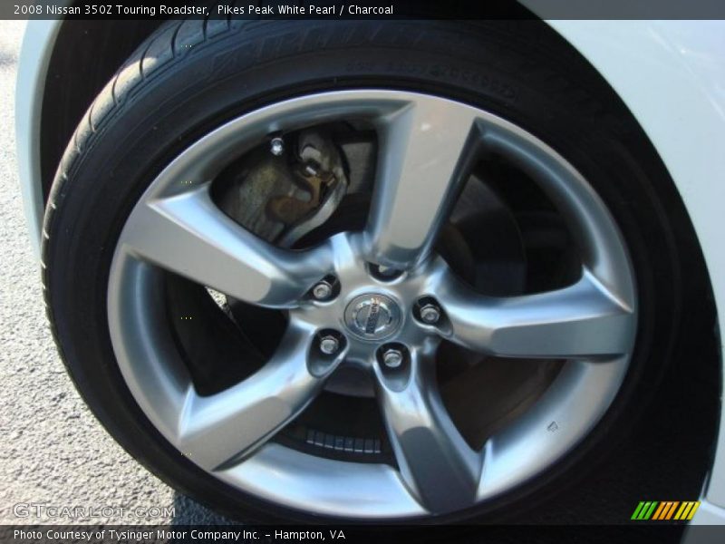 Pikes Peak White Pearl / Charcoal 2008 Nissan 350Z Touring Roadster
