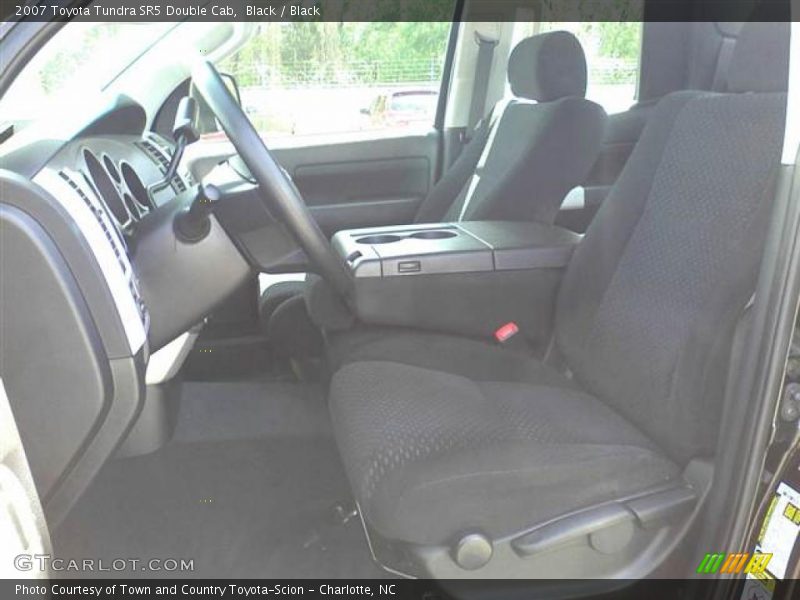 Black / Black 2007 Toyota Tundra SR5 Double Cab
