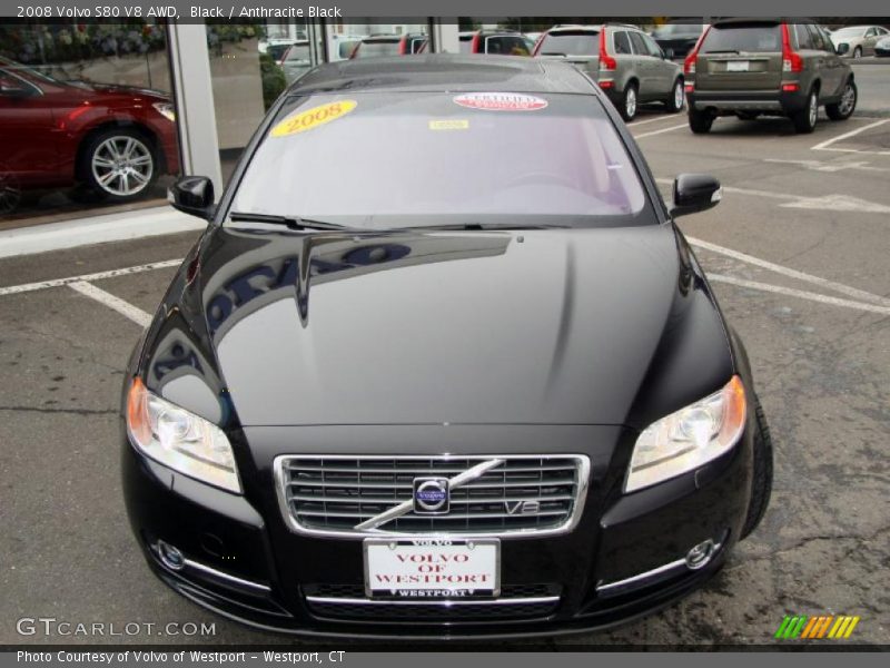 Black / Anthracite Black 2008 Volvo S80 V8 AWD