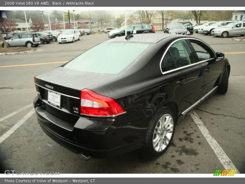 Black / Anthracite Black 2008 Volvo S80 V8 AWD