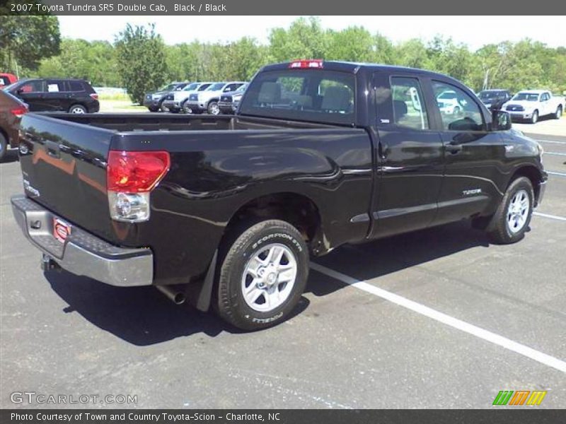 Black / Black 2007 Toyota Tundra SR5 Double Cab