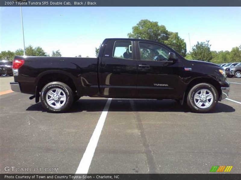 Black / Black 2007 Toyota Tundra SR5 Double Cab