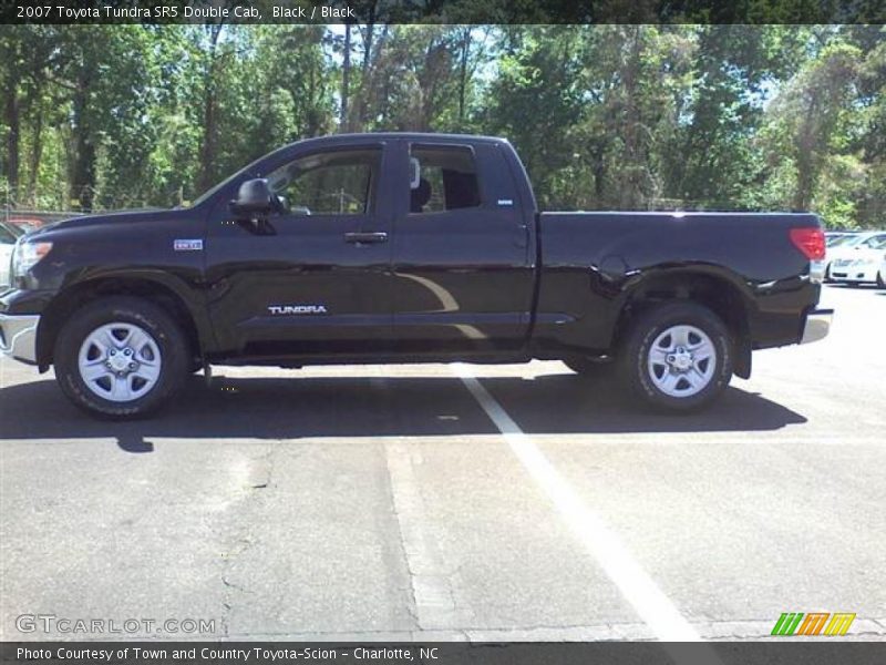Black / Black 2007 Toyota Tundra SR5 Double Cab