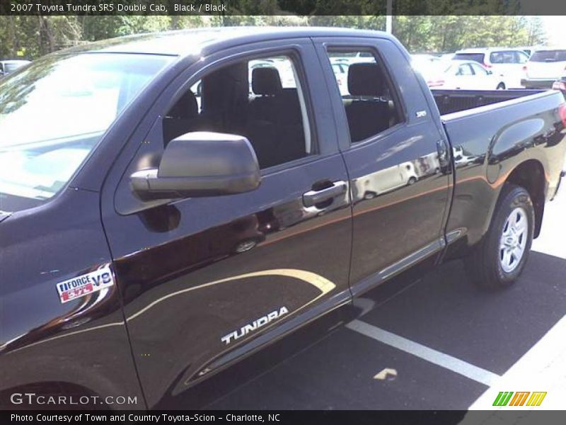 Black / Black 2007 Toyota Tundra SR5 Double Cab