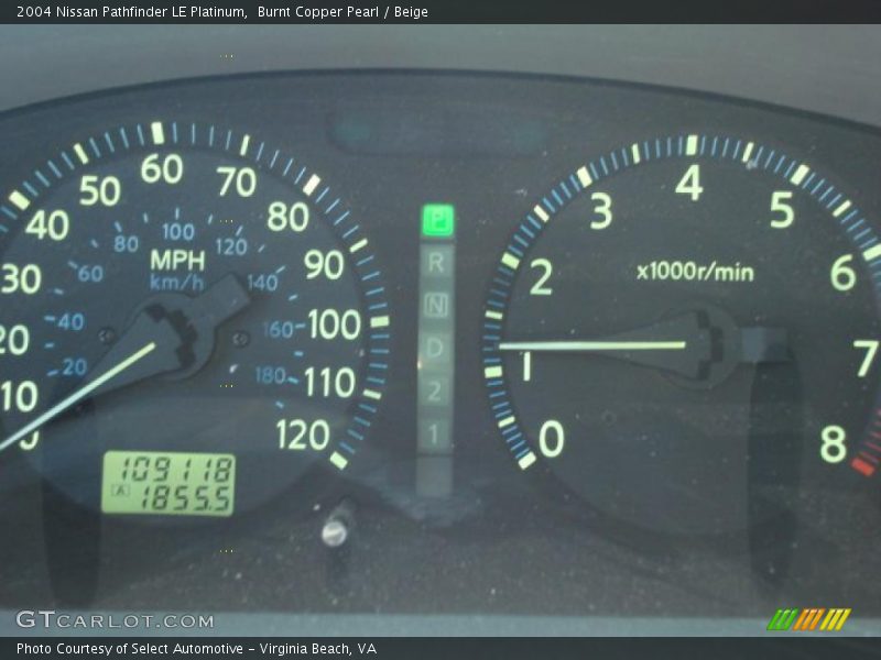 Burnt Copper Pearl / Beige 2004 Nissan Pathfinder LE Platinum