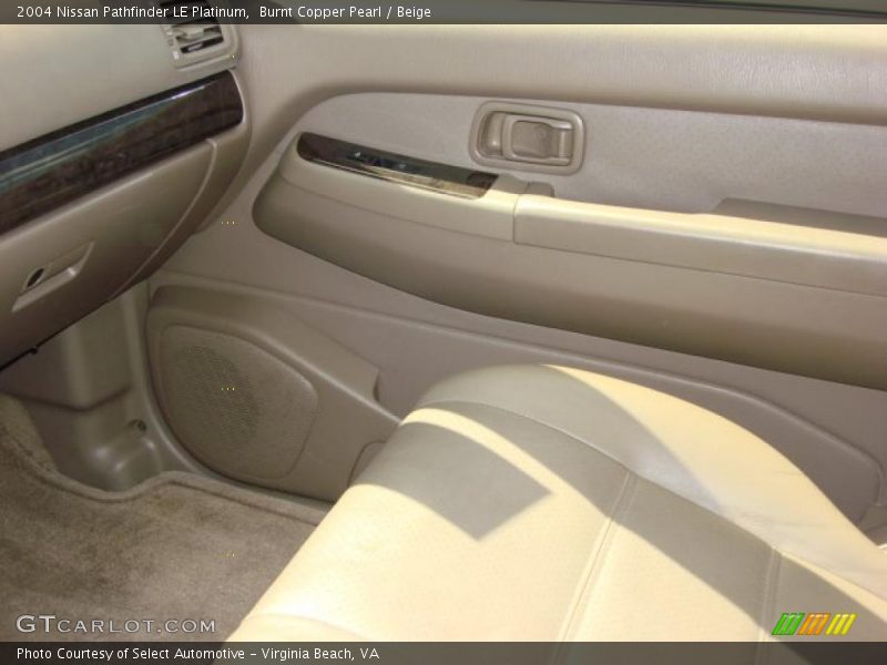 Burnt Copper Pearl / Beige 2004 Nissan Pathfinder LE Platinum
