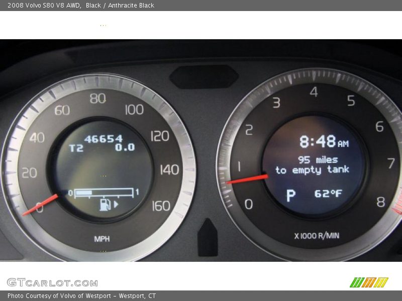  2008 S80 V8 AWD V8 AWD Gauges