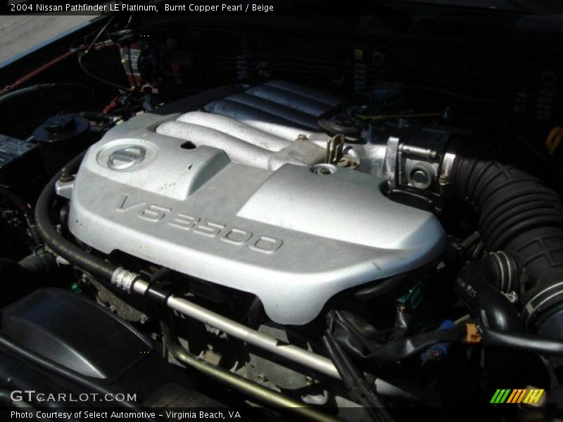 Burnt Copper Pearl / Beige 2004 Nissan Pathfinder LE Platinum