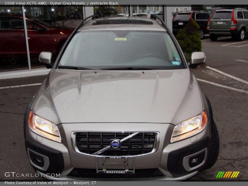Oyster Grey Metallic / Anthracite Black 2008 Volvo XC70 AWD